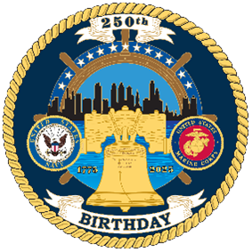Official United States Navy Birthday emblem