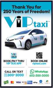 VIP Taxi sponsor logo